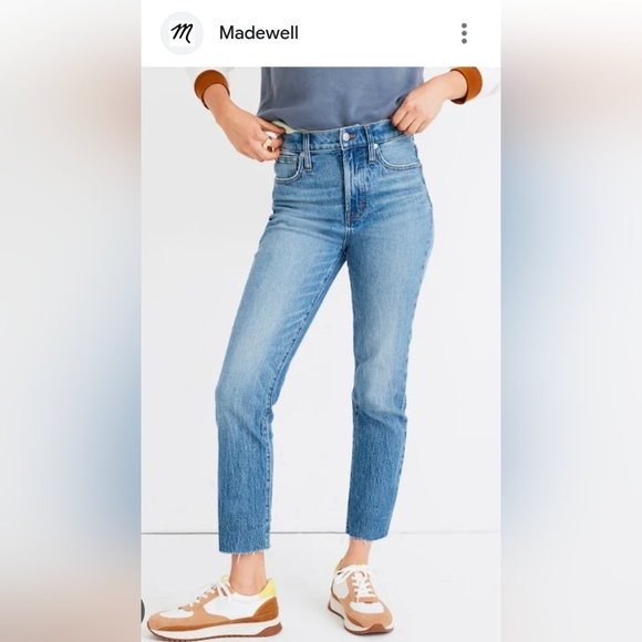 Madewell Denim - Madewell Perfect Vintage Jean Raw Hem 12(31)